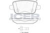 Brake Pad Set Rear Icer Volvo S80