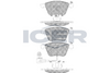 Brake Pad Set Front Icer Skoda Superb