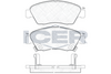 Brake Pad Set Front Icer Honda Civic