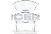 Brake Pad Set Front Icer Honda Civic