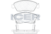 Brake Pad Set Front Icer Honda Civic