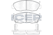 Brake Pad Set Front Icer Honda Accord