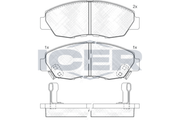 Brake Pad Set Front Icer Honda Accord