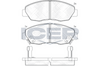 Brake Pad Set Front Icer Honda Accord