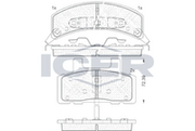 DISC BRAKE PADS DACIA - RENAULT