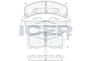 DISC BRAKE PADS DACIA - RENAULT