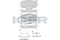 Brake Pad Set ICER