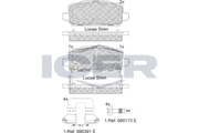 Brake Pad Set ICER