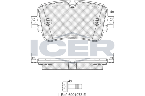 Brake Pad Set VW