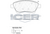 Brake Pad Set Front Icer Renault Megane