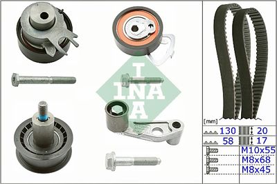 Timing Belt Set Vw Golf Ina