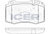 Front - Brake Pad - Icer Mercedes-Benz C