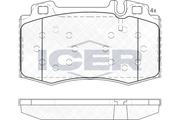 Front - Brake Pad - Icer Mercedes-Benz C