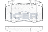 Front - Brake Pad - Icer Mercedes-Benz C