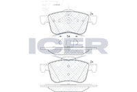 Brake Pads Front Axle Incl. Wear Warning