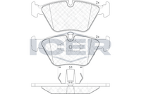 Front - Brake Pad - Icer - Bmw 325 E39 3