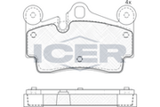 Brake Pad Set Rear Icer Vw Touareg