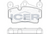 Brake Pad Set Rear Icer Vw Touareg