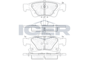 Rear - Brake Pad - Icer Dodge Durango (W