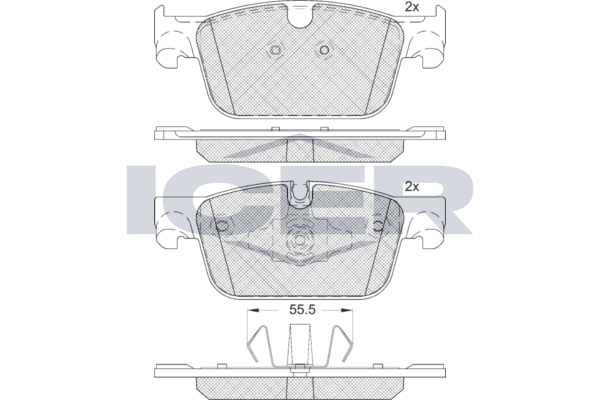 Brake pads -VOLVO
