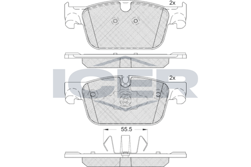 Brake pads -VOLVO