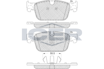 Brake Pad Set, disc brake (Braking System)
