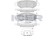 Brake Pad Set, disc brake (Braking System)