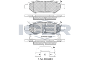 Brake Pad Set, disc brake (Braking System)