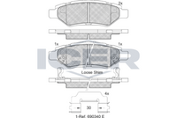 Brake Pad Set, disc brake (Braking System)