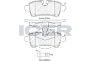 Rear Brake Pad Set Icer Mini (R56) Coope