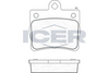 Front - Brake Pad - Icer Mercedes-Benz C
