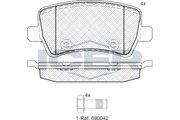 Brake Pad Icer Land Rover