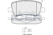 Brake Pad Icer Land Rover