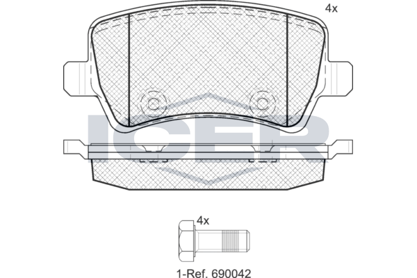 Brake Pad Icer Land Rover
