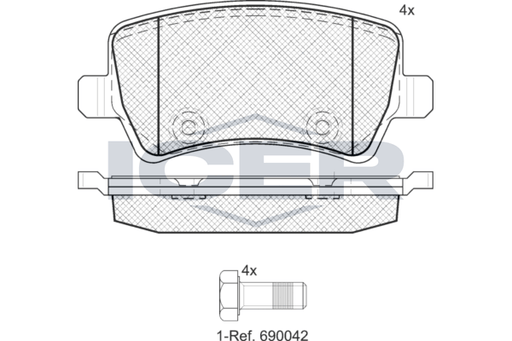 Brake Pad Icer Land Rover