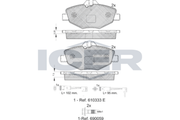 Front Brake Pad Set