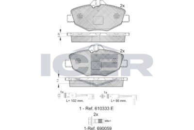 Front Brake Pad Set