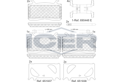 Brake Pad Set ALFA ROMEO