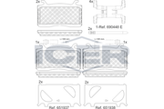 Brake Pad Set ALFA ROMEO