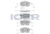 Brake Pad Front Axle Audi Icer