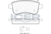 Brake Pad Set Rear Icer Renault Megane