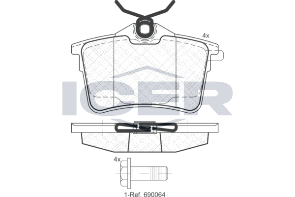 Brake pad, origin Spain
