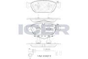Brake pads AUDI