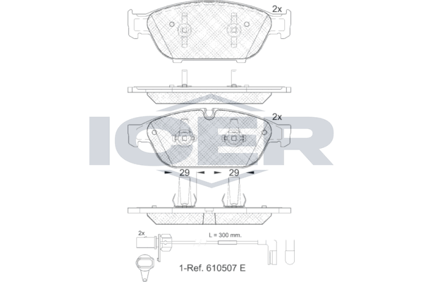 Brake pads AUDI