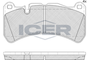 Brake Pad Set ICER