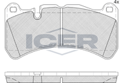 Brake Pad Set ICER