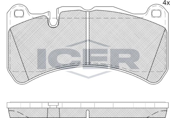 Brake Pad Set ICER