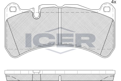 Brake Pad Set ICER
