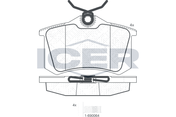 Brake Pad Set, disc brake (Braking System)