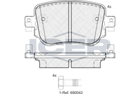 Brake Pad Set VW
